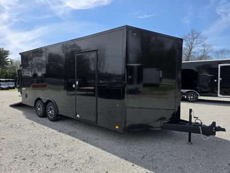 New 2026 Formula Trailers 8.5x20 CAR HAULER WITH ESCAPE DOOR BLACKOUT TRIM 10K GVWR 7' INSIDE SXS UTV GOLF CART Cargo / Enclosed Trailer