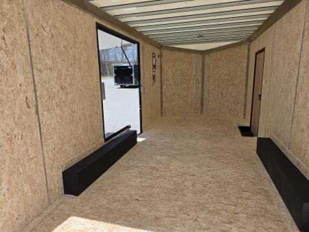 New 2026 Formula Trailers 8.5x20 CAR HAULER WITH ESCAPE DOOR BLACKOUT TRIM 10K GVWR 7' INSIDE SXS UTV GOLF CART Cargo / Enclosed Trailer