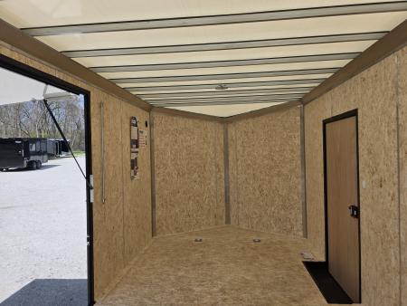 New 2026 Formula Trailers 8.5x20 CAR HAULER WITH ESCAPE DOOR BLACKOUT TRIM 10K GVWR 7' INSIDE SXS UTV GOLF CART Cargo / Enclosed Trailer