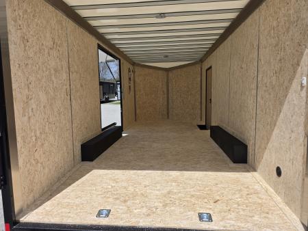 New 2026 Formula Trailers 8.5x20 CAR HAULER WITH ESCAPE DOOR BLACKOUT TRIM 10K GVWR 7' INSIDE SXS UTV GOLF CART Cargo / Enclosed Trailer