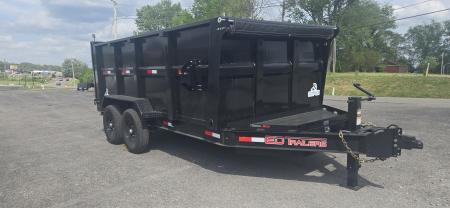 Used REPO 2025 ED Trailers 14' Dump Trailer