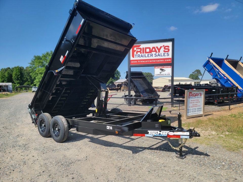 New 2026 Top Hat Trailers DE14 14k 14' X 83" Dump Trailer