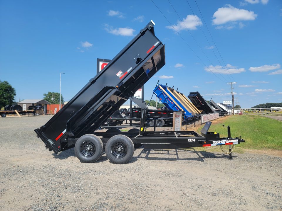 New 2026 Top Hat Trailers DE14 14k 14' X 83" Dump Trailer