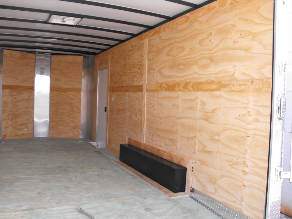 New Enclosed Cargo 8.5 x 18 Dove Ramp 7' I nt 10400 Gvwr