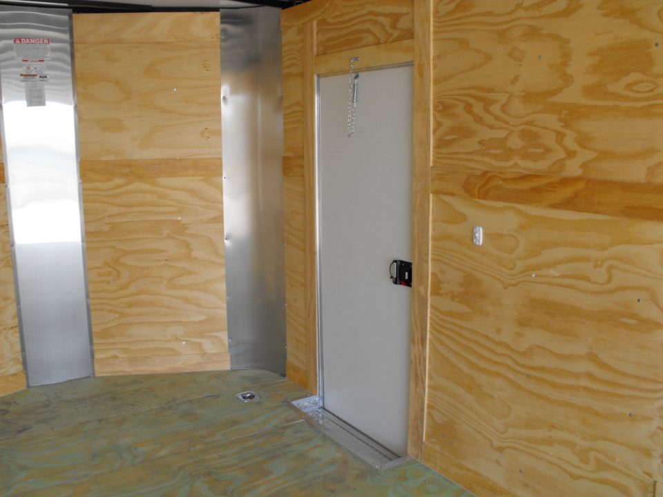 New Enclosed Cargo 8.5 x 18 Dove Ramp 7' I nt 10400 Gvwr