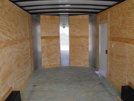 New Enclosed Cargo 8.5 x 18 Dove Ramp 7' I nt 10400 Gvwr