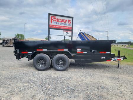 New 2026 Top Hat Trailers DE14 14k 14' X 83" Dump Trailer