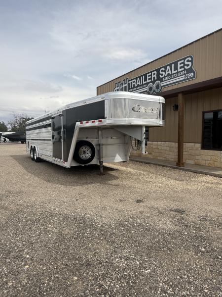 Used 2013 Cimarron Trailers SHOW TRAILER Stock / Stock Combo Trailer