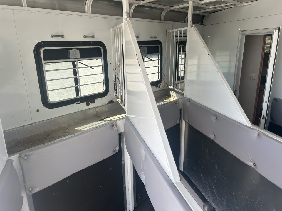 Used 2004 Bison Trailers 3 Horse LQ Horse Trailer