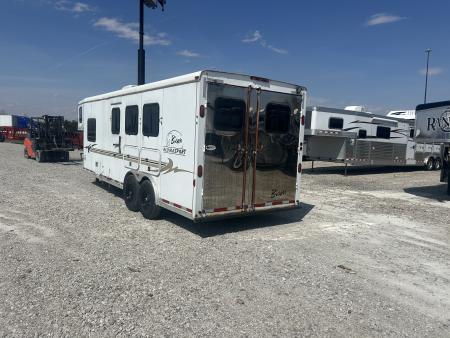 Used 2004 Bison Trailers 3 Horse LQ Horse Trailer