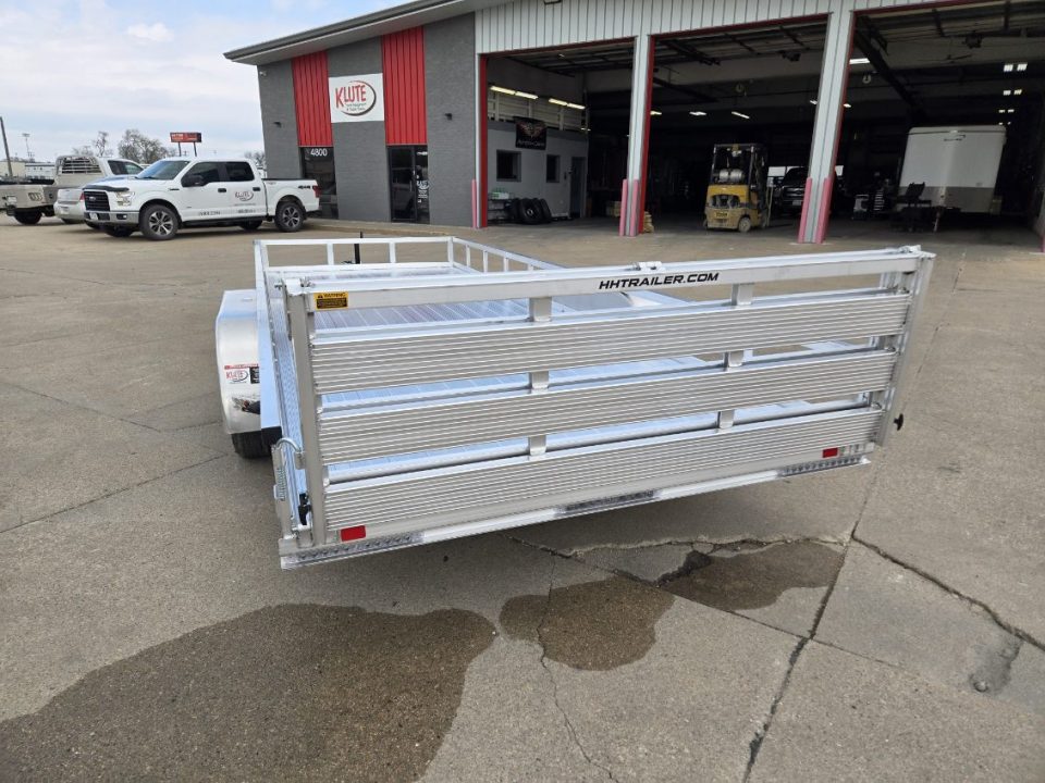 New 2026 H&H Trailers 82x20 Aluminum Rail Side Utility Trailer 7K Tandem Utility Trailer