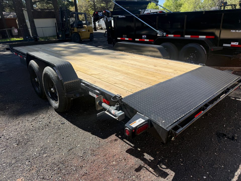 New 2026 Top Hat Trailers 83X20 Equipment Hauler Slide in ramps Equipment Trailer