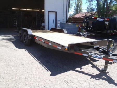 New 2026 Top Hat Trailers 83X20 Equipment Hauler Slide in ramps Equipment Trailer