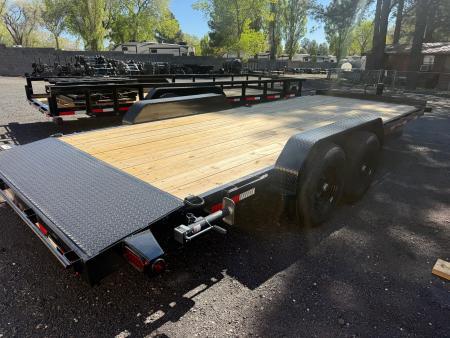 New 2026 Top Hat Trailers 83X20 Equipment Hauler Slide in ramps Equipment Trailer