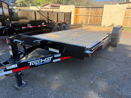 New 2026 Top Hat Trailers 83X20 Equipment Hauler Slide in ramps Equipment Trailer