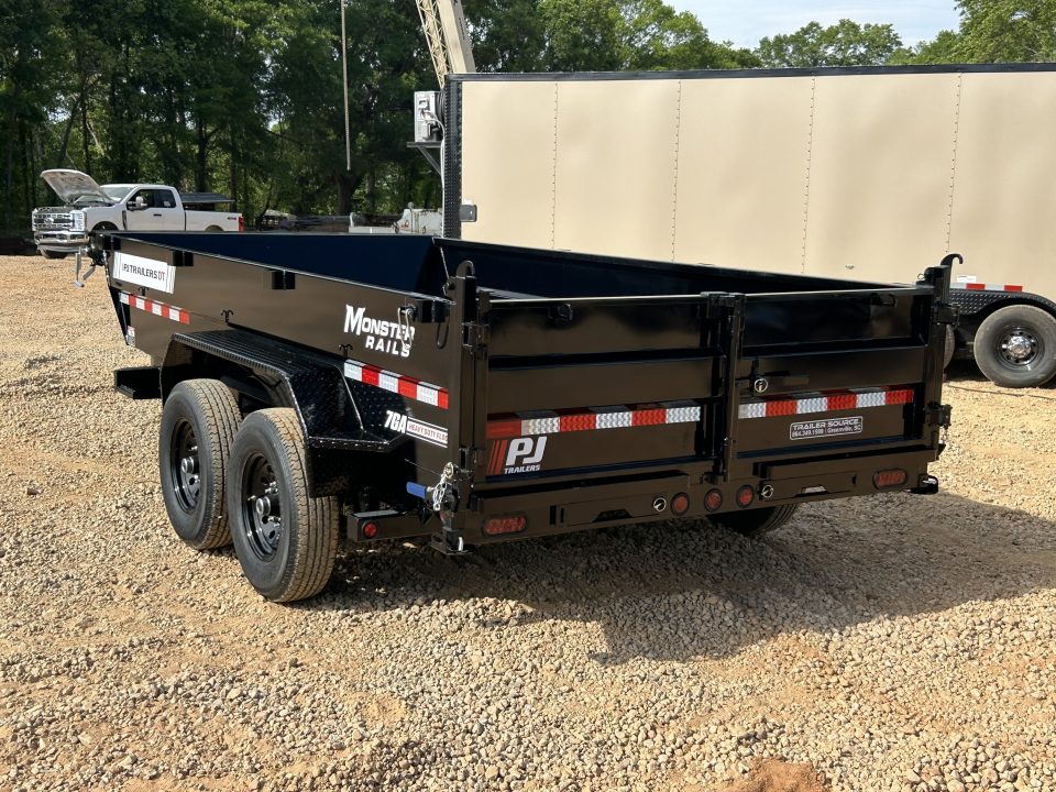 New 2026 PJ Trailers 7x14 TA (DT) 15.4K Dump Trailer