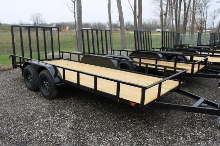 New 2026 Carry-On 16' RG 7K GVWR STOCK ID 52916 Landscape Trailer