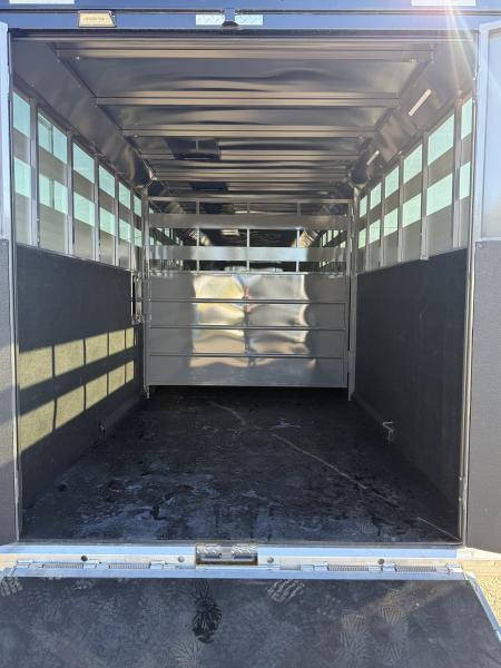 Used 2026 Trails West Santa FE 24' Straight Tack Stock / Stock Combo Trailer