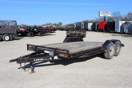 Used 2009 Lamar Trailers 18' Equipment Trailer
