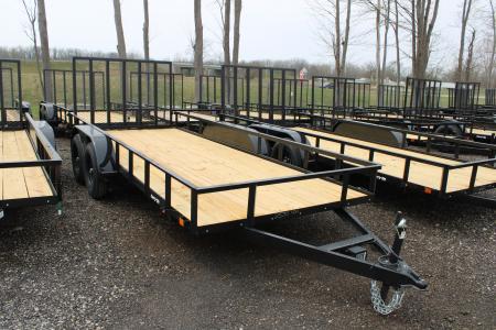 New 2026 Carry-On 16' RG 7K GVWR STOCK ID 52931 Landscape Trailer