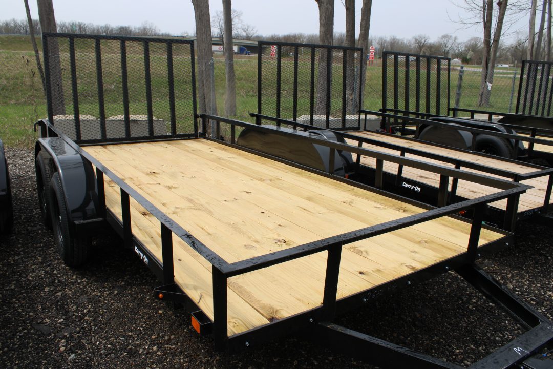 New 2026 Carry-On 14' RG 7K GVWR STOCK ID 52918 Landscape Trailer
