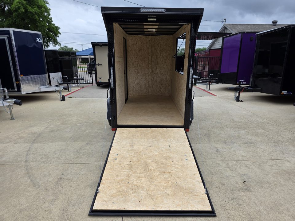 New 2026 New 5x10 SA Screwless Vending Enclosed Trailer | Blackout | Spoiler Package | .08 Polycor | Dexter Axle |
