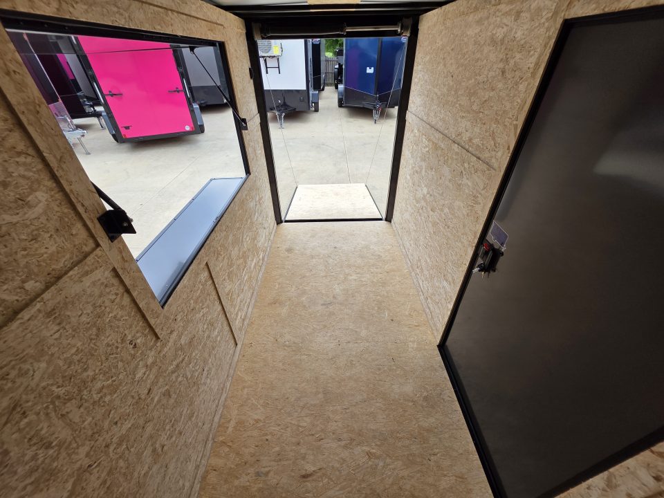 New 2026 New 5x10 SA Screwless Vending Enclosed Trailer | Blackout | Spoiler Package | .08 Polycor | Dexter Axle |