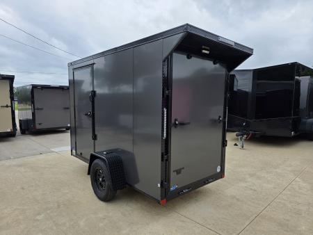 New 2026 New 5x10 SA Screwless Vending Enclosed Trailer | Blackout | Spoiler Package | .08 Polycor | Dexter Axle |