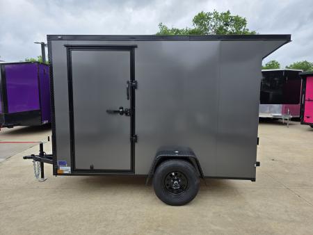 New 2026 New 5x10 SA Screwless Vending Enclosed Trailer | Blackout | Spoiler Package | .08 Polycor | Dexter Axle |