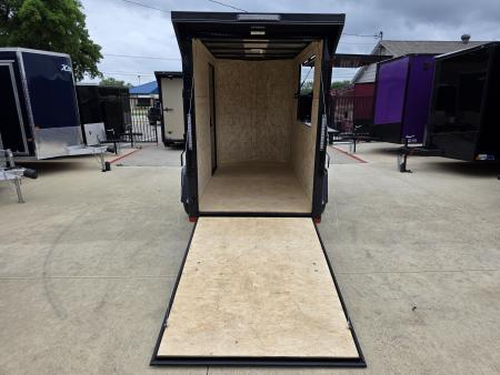 New 2026 New 5x10 SA Screwless Vending Enclosed Trailer | Blackout | Spoiler Package | .08 Polycor | Dexter Axle |