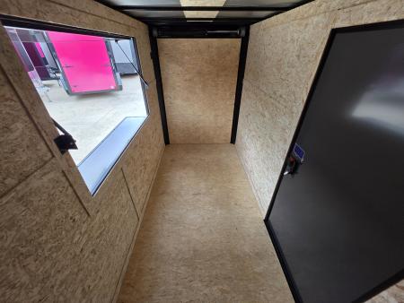 New 2026 New 5x10 SA Screwless Vending Enclosed Trailer | Blackout | Spoiler Package | .08 Polycor | Dexter Axle |