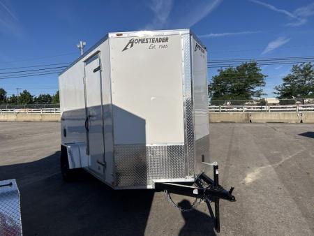 New 2026 Homesteader Trailer 6 X 12 FT CARGO TRAILER 6 FT 6 IN INT HEIGHT WITH RAMP DOOR