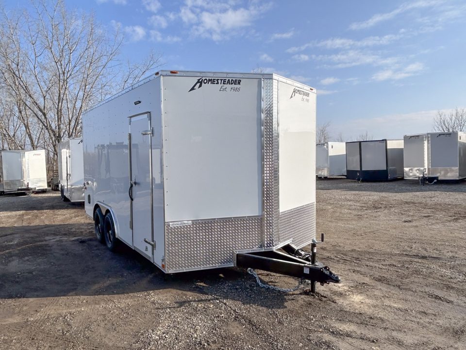 New 2026 Homesteader Trailer 20 FT ENCLOSED CAR HAULER 7 FT INTERIOR HEIGHT 10K GVWR