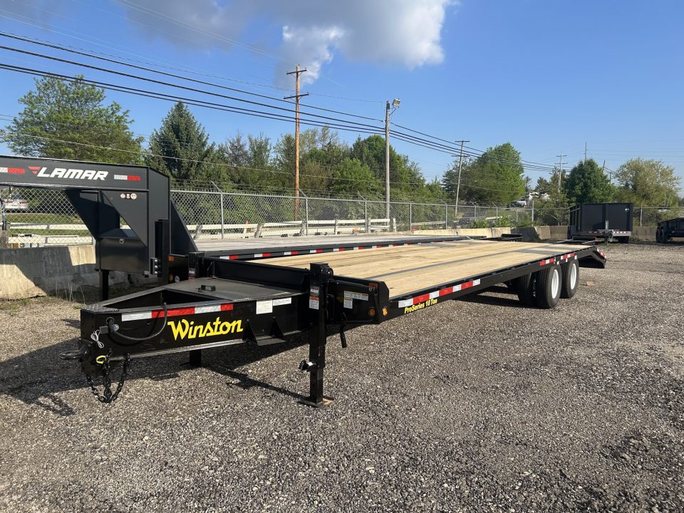 New 2026 Winston 10 TON PRO SERIES 102" X 30 FT DECK OVER TRAILER