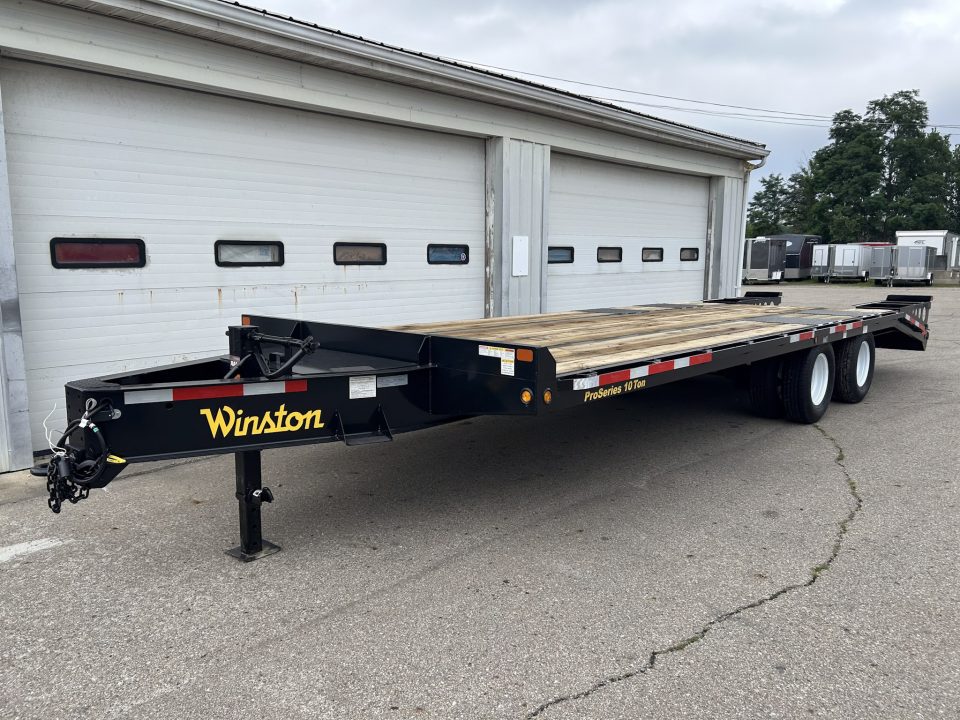 New 2026 Winston 10 TON PRO SERIES 102" X 25 FT DECK OVER TRAILER