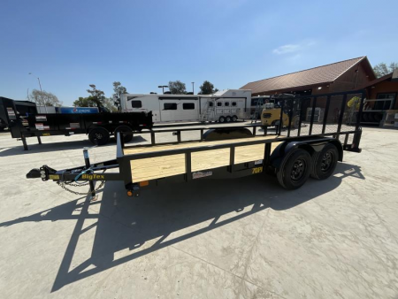 New 2026 Big Tex Trailers 70PI-16R1A-4P-BRK2 7FT X 16FT 7K GVW Utility Trailer