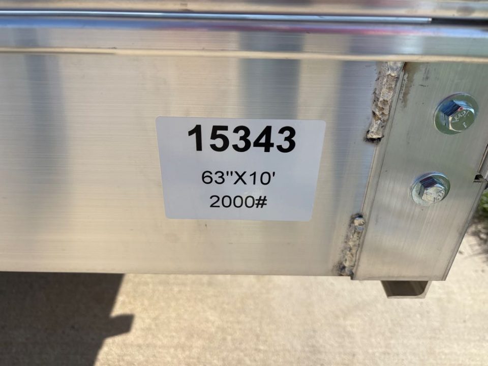 New 2027 Aluma 6310ESA-S-TG Utility Trailer