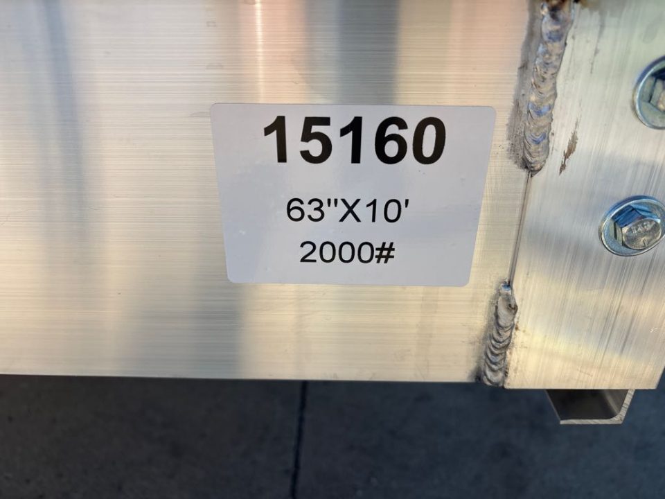 New 2027 Aluma 6310ESA-S-TG Utility Trailer