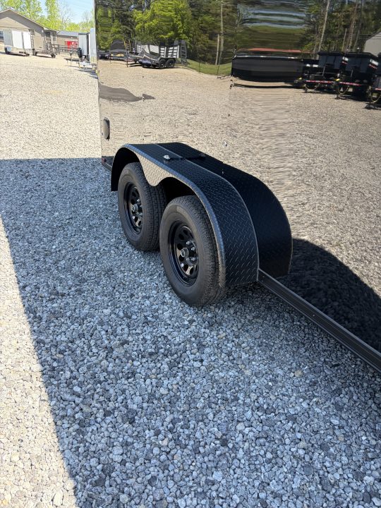 New 2026 Spartan Cargo 7x16 Enclosed Trailer, Race Wing, Polycor, 16" On Center Construction Throughout