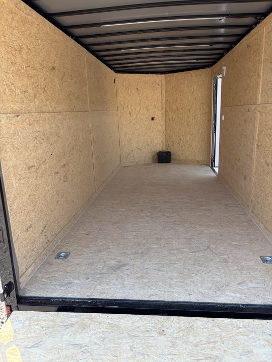 New 2026 Spartan Cargo 7x16 Enclosed Trailer, Race Wing, Polycor, 16" On Center Construction Throughout
