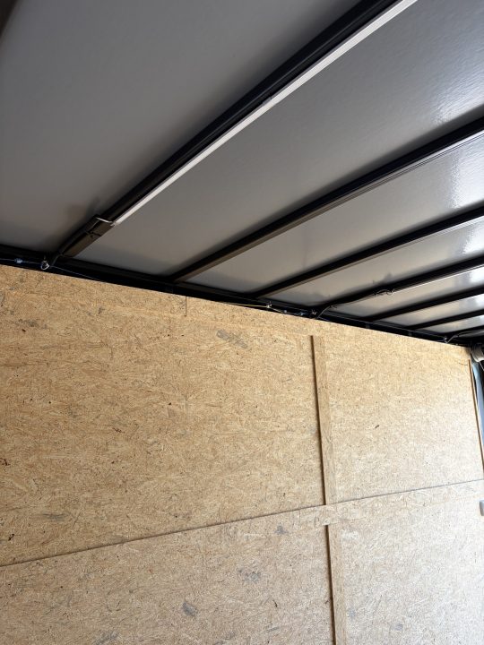 New 2026 Spartan Cargo 7x16 Enclosed Trailer, Race Wing, Polycor, 16" On Center Construction Throughout