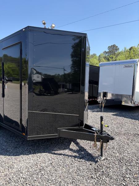 New 2026 Spartan Cargo 7x16 Enclosed Trailer, Race Wing, Polycor, 16" On Center Construction Throughout
