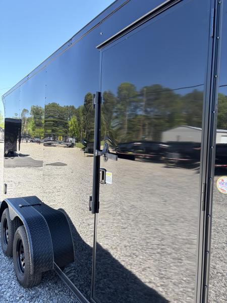 New 2026 Spartan Cargo 7x16 Enclosed Trailer, Race Wing, Polycor, 16" On Center Construction Throughout