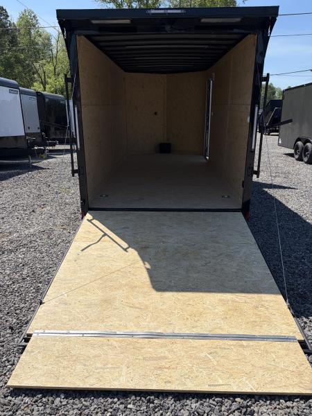 New 2026 Spartan Cargo 7x16 Enclosed Trailer, Race Wing, Polycor, 16" On Center Construction Throughout