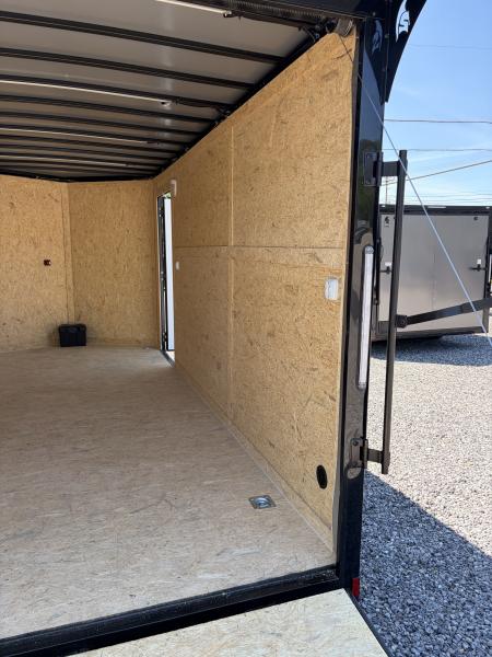 New 2026 Spartan Cargo 7x16 Enclosed Trailer, Race Wing, Polycor, 16" On Center Construction Throughout