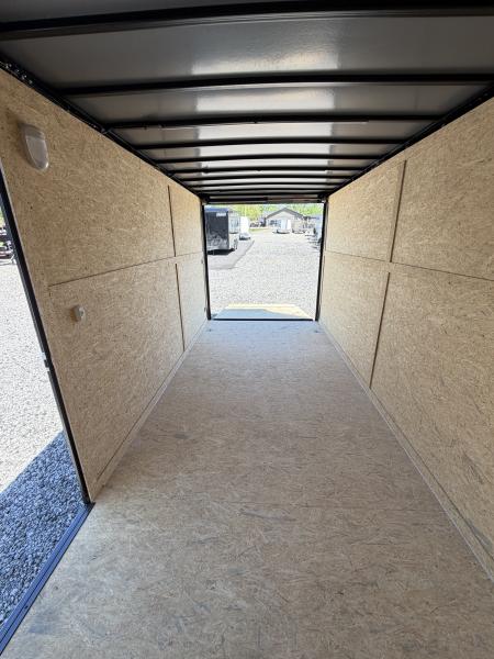 New 2026 Spartan Cargo 7x16 Enclosed Trailer, Race Wing, Polycor, 16" On Center Construction Throughout