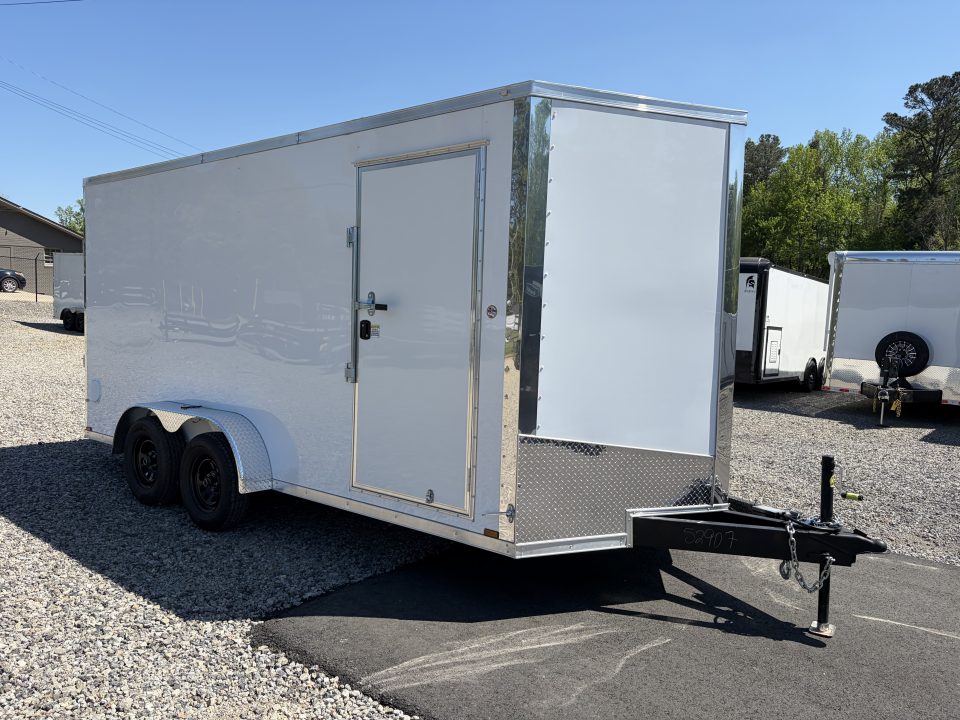 New 2026 Spartan 7X16 Enclosed Trailer, Pro Series, PolyCor, StableDeck, 7' Interior