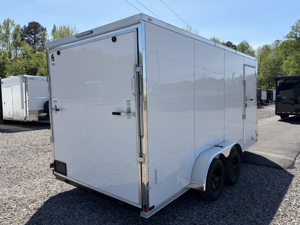 New 2026 Spartan 7X16 Enclosed Trailer, Pro Series, PolyCor, StableDeck, 7' Interior