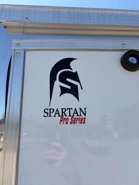 New 2026 Spartan 7X16 Enclosed Trailer, Pro Series, PolyCor, StableDeck, 7' Interior