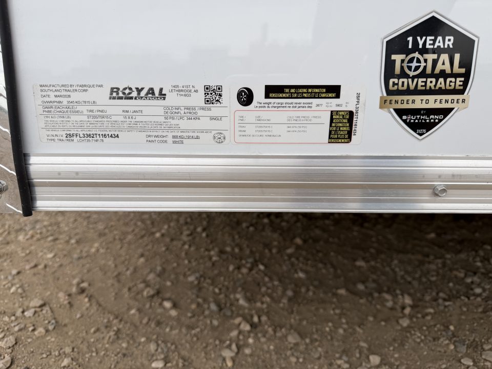 New 2026 Southland Trailers LCHT35-714f-78r Cargo / Enclosed Trailer